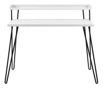 HAVEN Skrivbord 114 cm Vit Dorel Home
