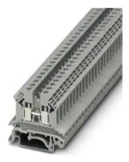 Phoenix Contact 3001035 Terminal med genomföring 6.2 mm Skruv Grå 50 st