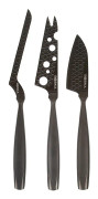 Monaco+ Ostkniv Mini 3-pack Svart