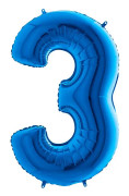 Ballongsiffra Blå 3