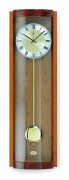 Wall Clock AMS 5087/9, Quartz, Gold, Analogue, Classic