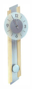 Wall Clock AMS 7207/18, Quartz, Grey, Analogue, Modern