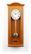 Wall Clock AMS 5014/9, Quartz, White, Analogue, Classic
