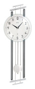 Wall Clock ams 5314, Quartz, Silver, Analogue, Modern