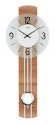 Wall Clock AMS 7263, Quartz, Transparent, Analogue, Modern
