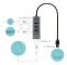 USB 3.0 Metal Passive HUB USB Hub - 4 porte - Grey