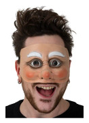 Tomteögon Latexmask