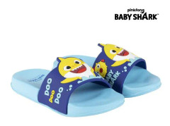 Strandtofflor för barn Baby Shark Blå