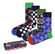 Happy socks Strumpor 4-pack Gingerbread Cookies Gift Box