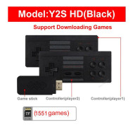 TV-konsol Video Arrow 818 Classic 8 bitars spel Mini konsol Dual Gamepad HDMI-kompatibel utgång Y2S-HD (svart)