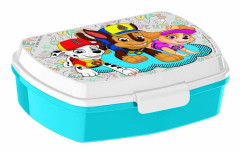 - Matlåda, Lunchbox - Vit/Turkos