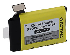 Batteri för Apple Watch Serie 3 GPS 38mm A1847 262mAh