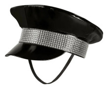 Festivalhatt Svart med Nitar Silver