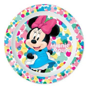 tallrik Minnie Mouse tjejer 22 x 1,7 cm vita