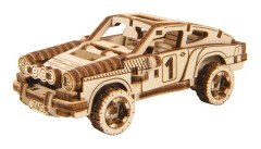 modell kit racerbil Superfast 9,6 cm trä naturligt