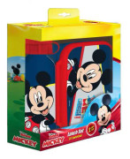 lunchuppsättning Mickey Mouse junior aluminiumblå 2 st