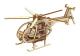 konstruktion helikopter pojkar trä brun 173-del