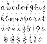 A Little Lovely Company Lightbox Letter Set Script