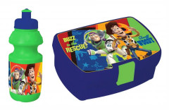 lunchuppsättning brödbehållare och mugg Toy Story grön/blå
