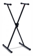 vikbart tangentbordstativ KB400K60 cm svart
