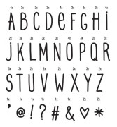 A Little Lovely Company Lightbox Letter Set Hand Drawn