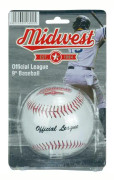 softball Official League 9 tum vinyl vit/röd
