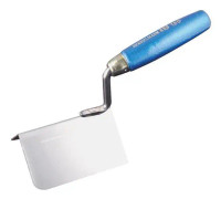 utvändig hörnspackel Pro 10 x 6 cm rostfritt stål silver