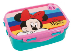 brödkorg MinnieMouse junior 800 ml grön/rosa