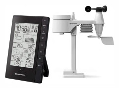 väderstation PC 5-in-119 cm svart 3-delad
