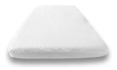 monteringsduk molton junior 90 x 200 cm bomull vit