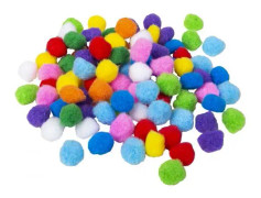 pomponger 2 cm 100 bitar