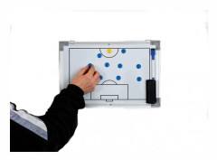 träningsfotboll 30 x 45 cm magnetisk vit 33-delad