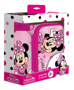 minnie Mouse junior aluminium lunchset rosa 2 st