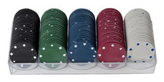Pokerchips 40 mm per 100 bitar