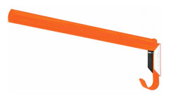sadelstöd hopfällbar metall 57 x 51,5 cm orange