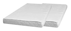 monteringsark molton 70 x 100 cm bomullsvit 2 st