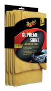 mikrofiberdukar Supreme Shine polyester gul 3 st