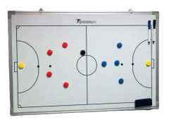 coachboard inomhusfotboll 30 x 45 cm vit 15 st