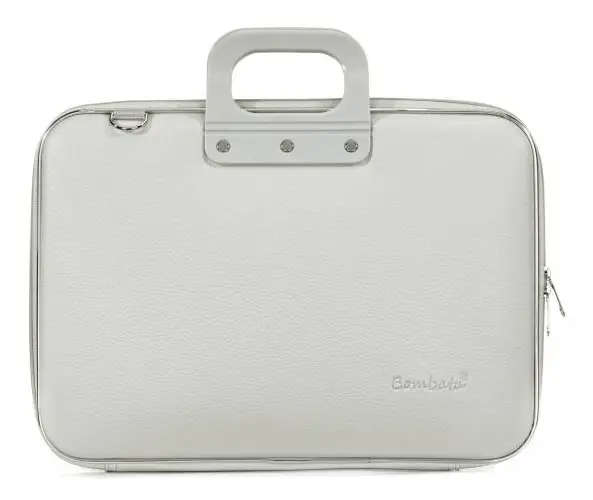 bärbar väska Classic 43 x 33 cm konstläder svart