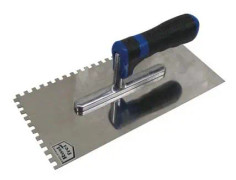 murslev tandad 28 x 13 cm rostfritt stål svart/silver