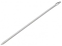 facknål 18 cm rostfritt stål silver