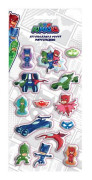 klistermärken PJ Masks pojkar 10 x 22 cm papper 14 delar