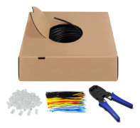 LAN Outdoor UTP CAT 6 - Black - 305m