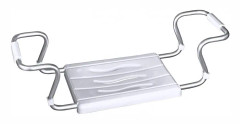 badkarstol Secura 25 x 18 cm aluminium vit/krom