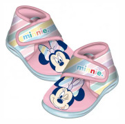 tofflor Minnie Mouse tjej textil rosa storlek 26