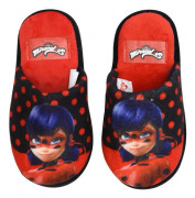 flip-flops junior polyester röd/svart storlek 33-34