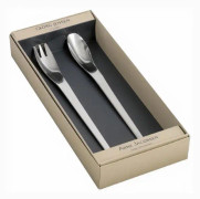 salladsbestick Arne Jacobsen rostfritt stål matt silver 2 st