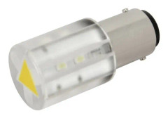 CML LED-signallampa BA15d Gul 230 V/AC 100 mcd