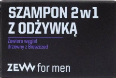 ZEW FOR MEN_Shampoo 2in1 with conditioner contains charcoal from Bieszczady 85ml