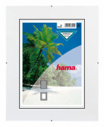 Hama Frameless Picture Holder Clip-Fix - Fotohållare - Designat för: 3,5x5 tum (9x13 cm) - glas - rektangulär